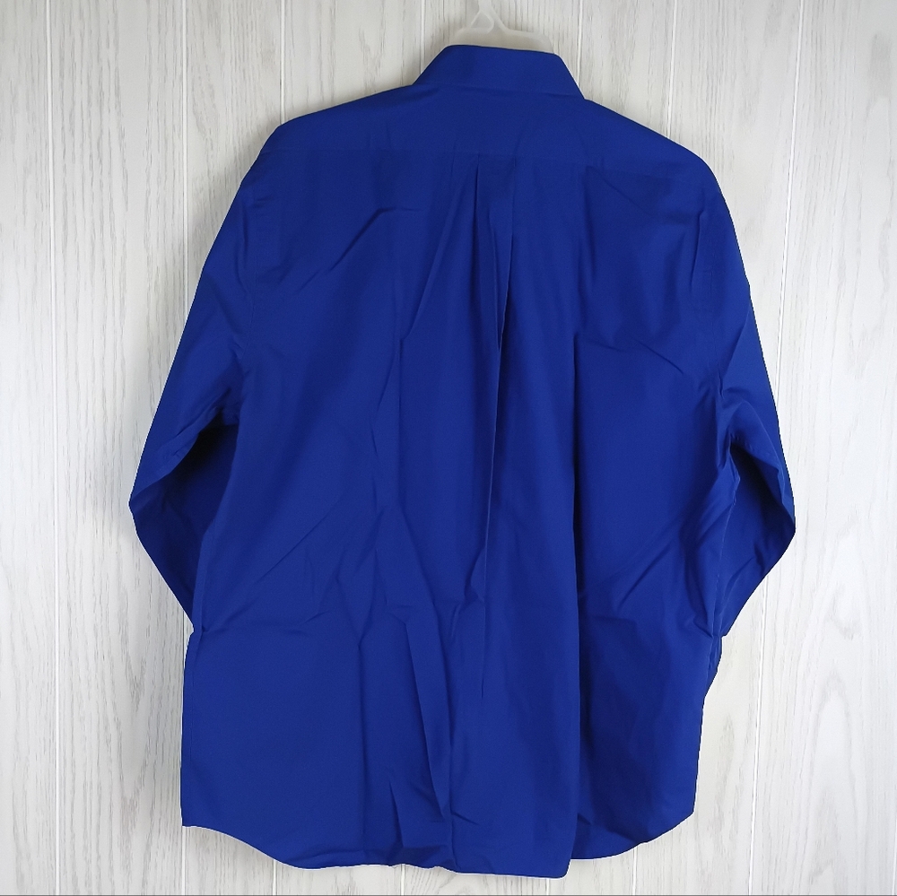 Colours Alexander Julian XL Bright blue button down Long Sleeve Collared - Picture 4 of 10